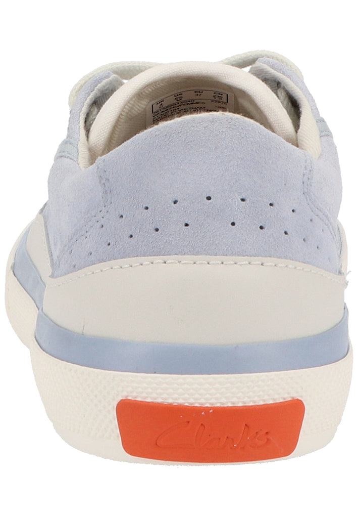 Clarks Sneaker Veloursleder/Textil Hellblau