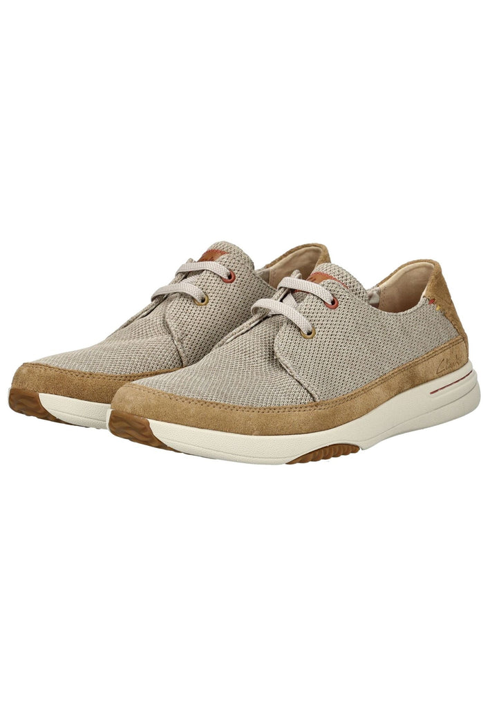 Clarks Sneaker Veloursleder/Textil Sand