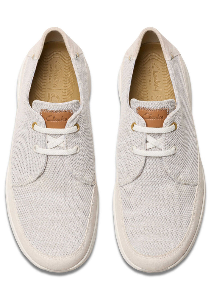 Clarks Sneaker Veloursleder Weiß