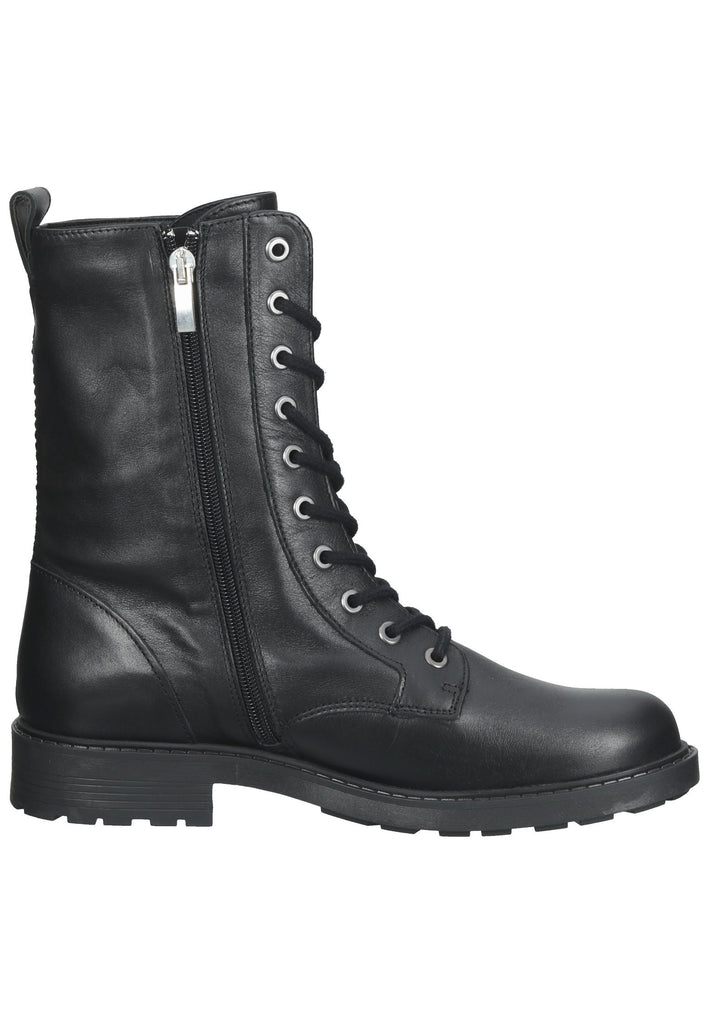 Clarks Stiefel Leder Schwarz