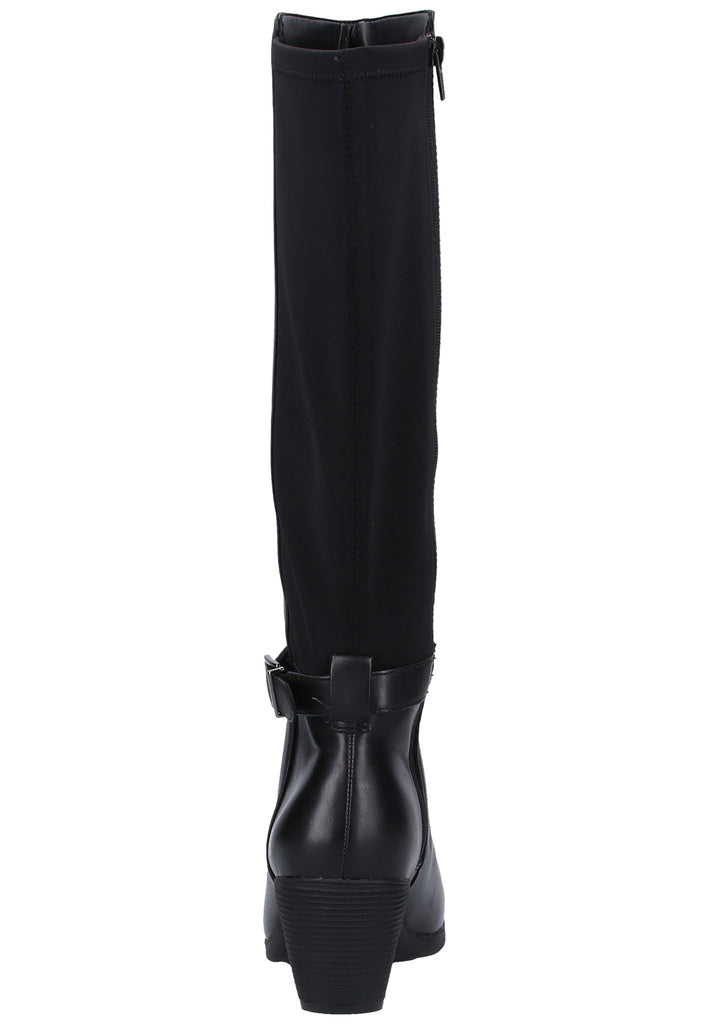 Clarks Stiefel Leder Schwarz