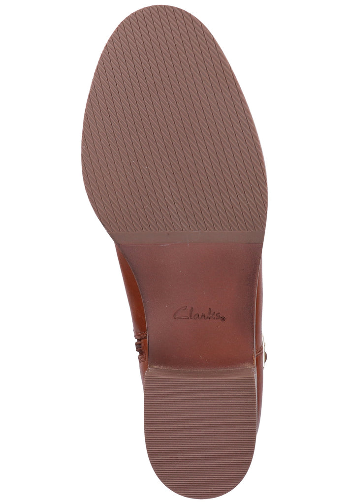 Clarks Stiefel Leder Tan