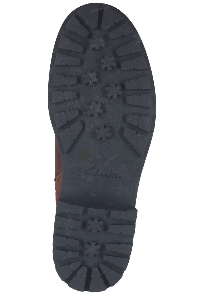 Clarks Stiefel Leder Tan Warmfutter