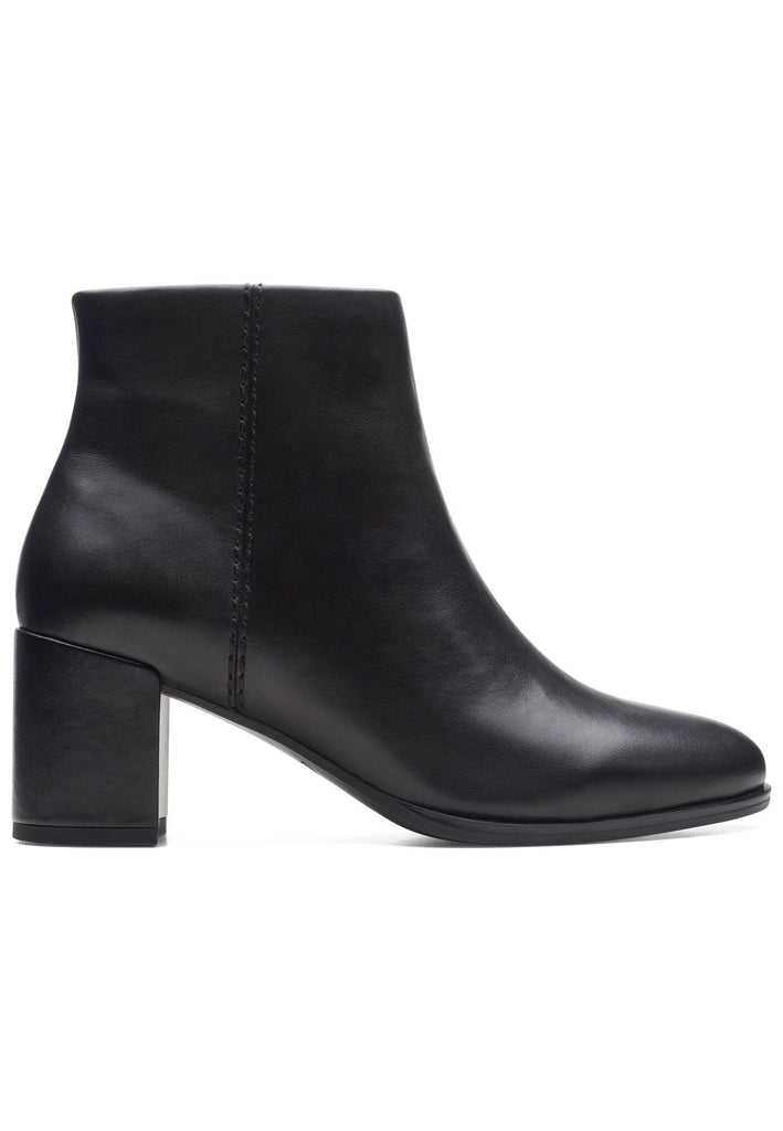 Clarks Stiefelette Leder Black