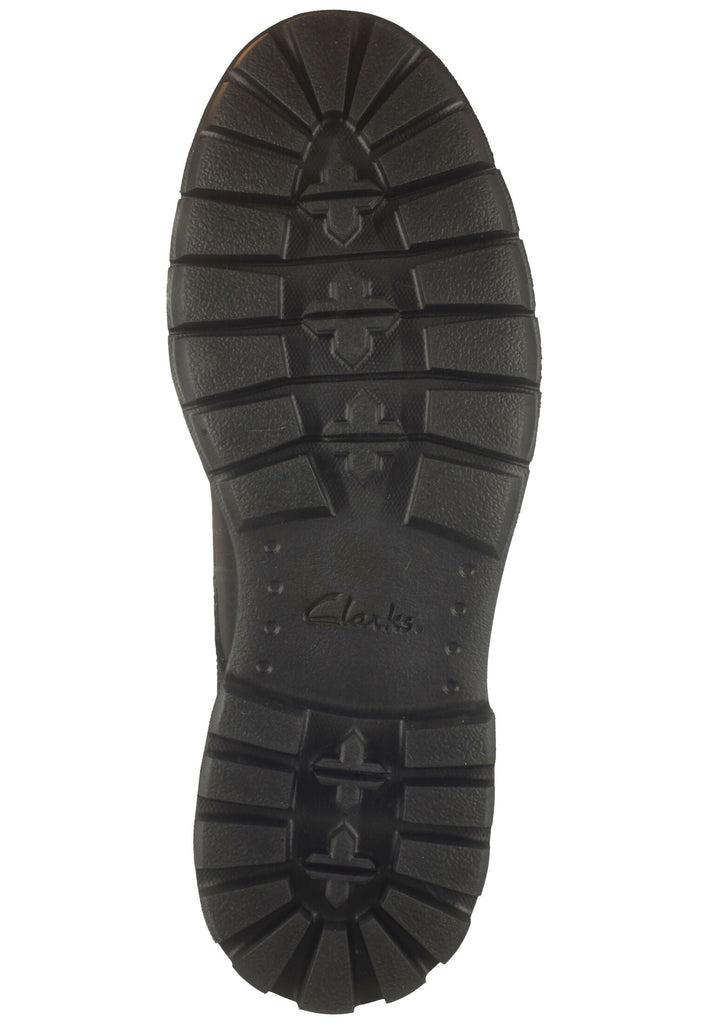 Clarks Stiefelette Leder Black Warmfutter