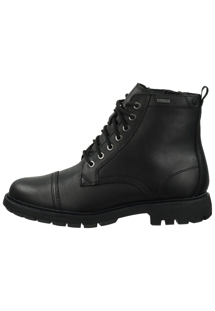 Clarks Stiefelette Leder Black Warmfutter