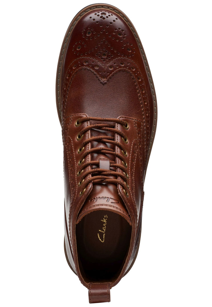Clarks Stiefelette Leder Braun