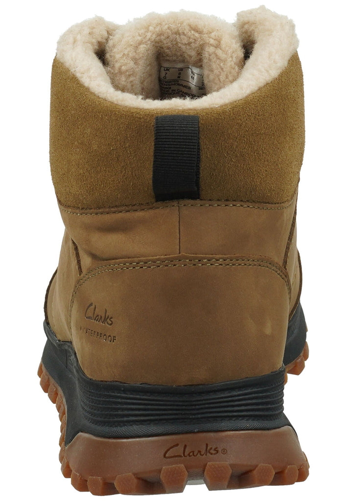 Clarks Stiefelette Leder Braun Warmfutter