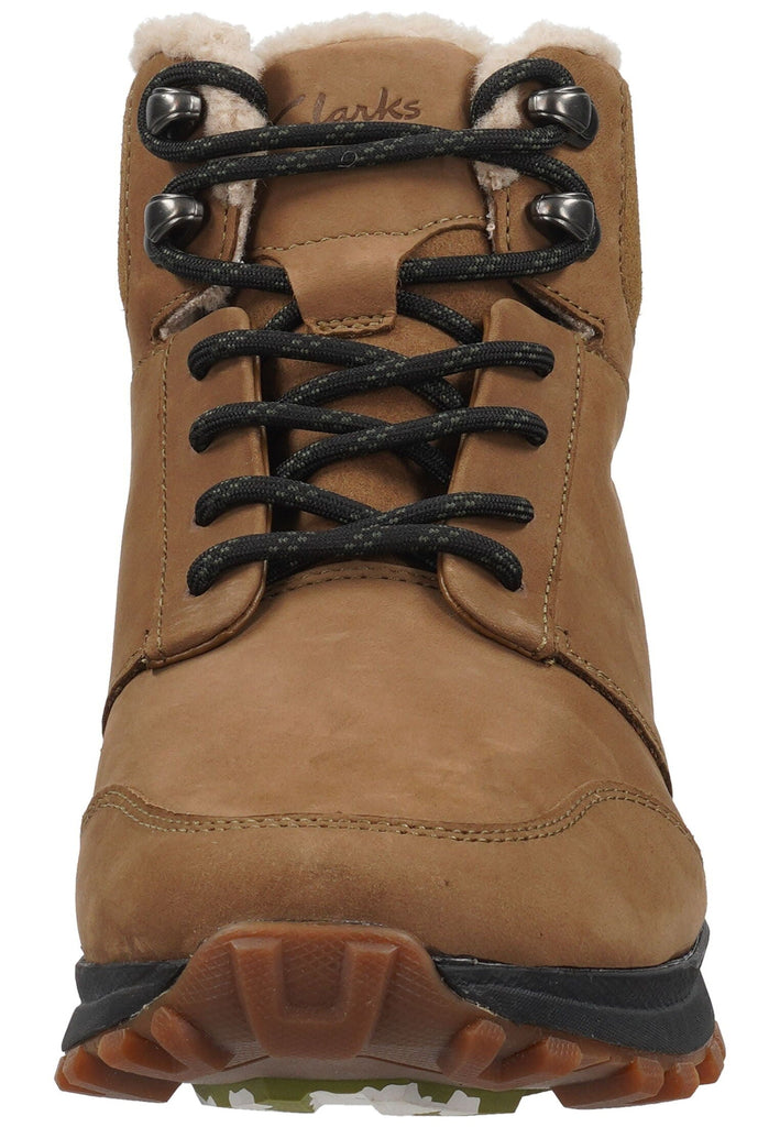 Clarks Stiefelette Leder Braun Warmfutter