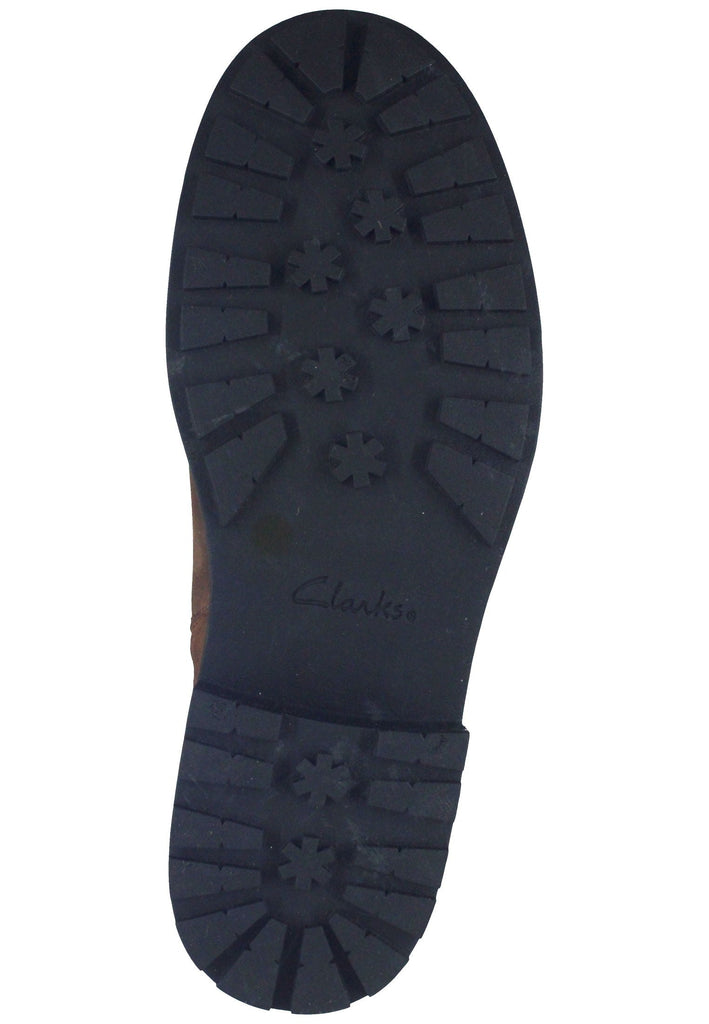 Clarks Stiefelette Leder Braun Warmfutter