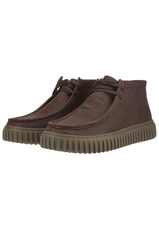 Clarks Stiefelette Leder Dunkelbraun
