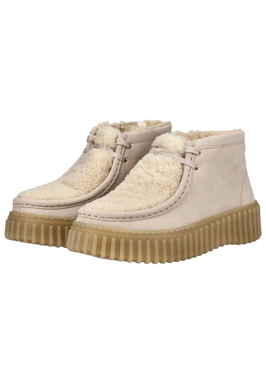 Clarks Stiefelette Leder Sand Warmfutter