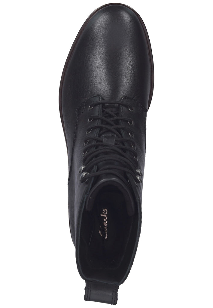 Clarks Stiefelette Leder Schwarz