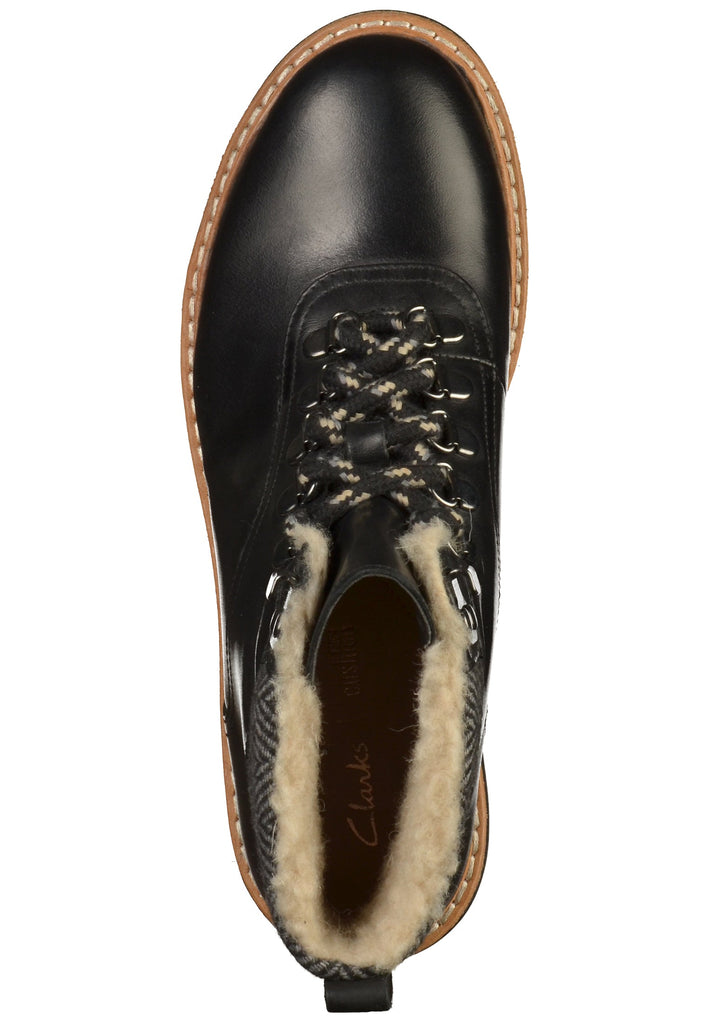 Clarks Stiefelette Leder Schwarz