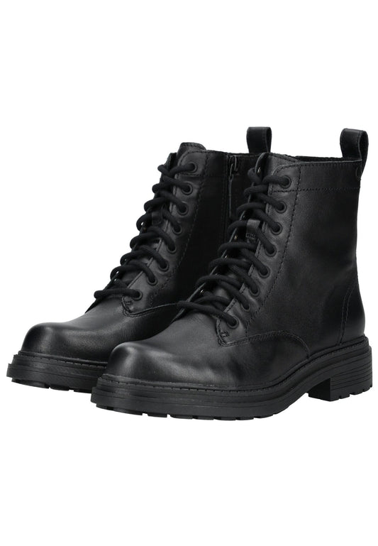 Clarks Stiefelette Leder Schwarz