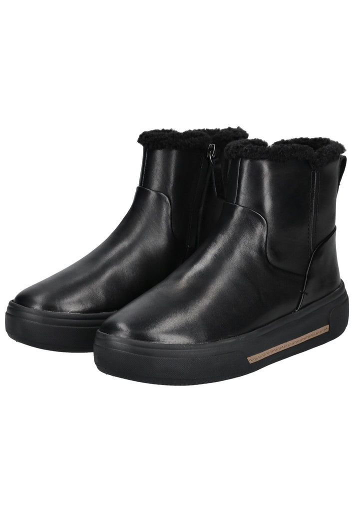 Clarks Stiefelette Leder Schwarz Warmfutter