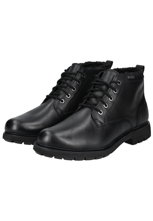 Clarks Stiefelette Leder Schwarz Warmfutter