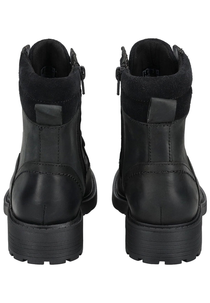 Clarks Stiefelette Leder Schwarz Warmfutter