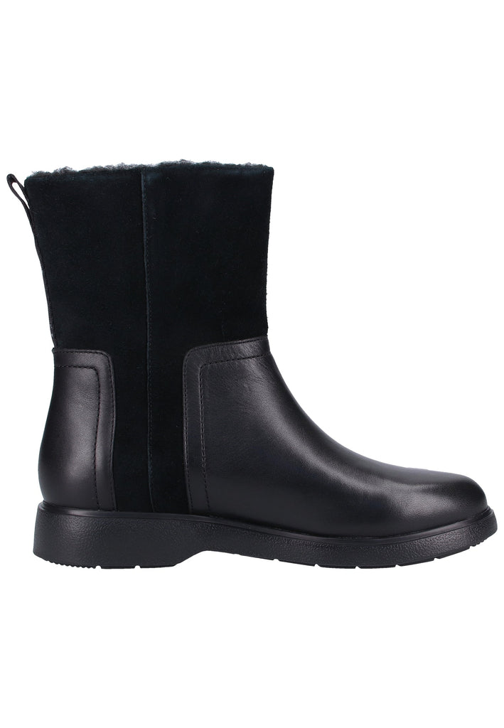 Clarks Stiefelette Leder Schwarz Warmfutter