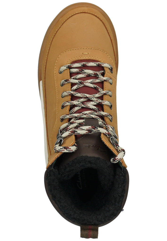 Clarks Stiefelette Leder Tan Warmfutter
