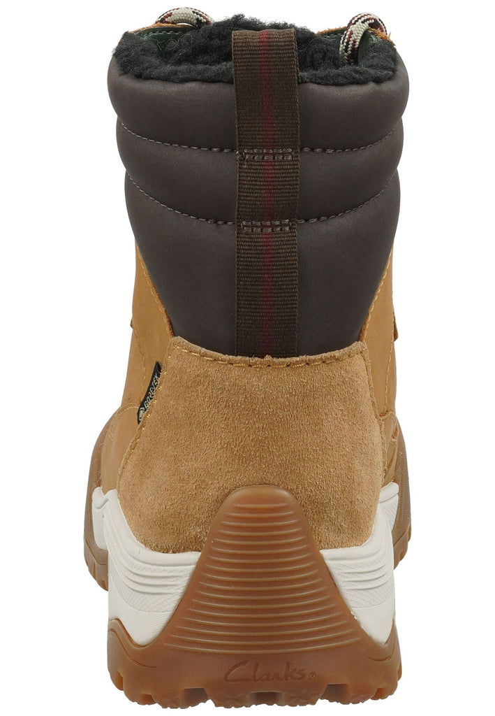 Clarks Stiefelette Leder Tan Warmfutter