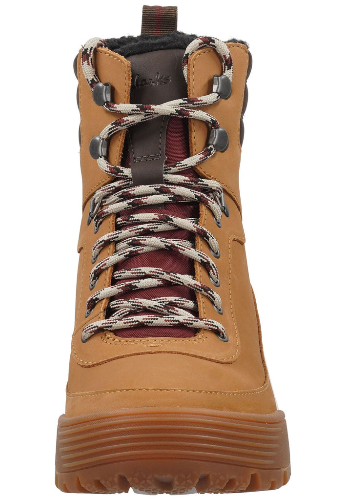 Clarks Stiefelette Leder Tan Warmfutter