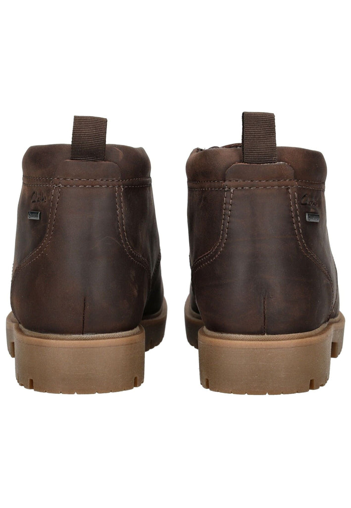 Clarks Stiefelette Leder Tan Warmfutter