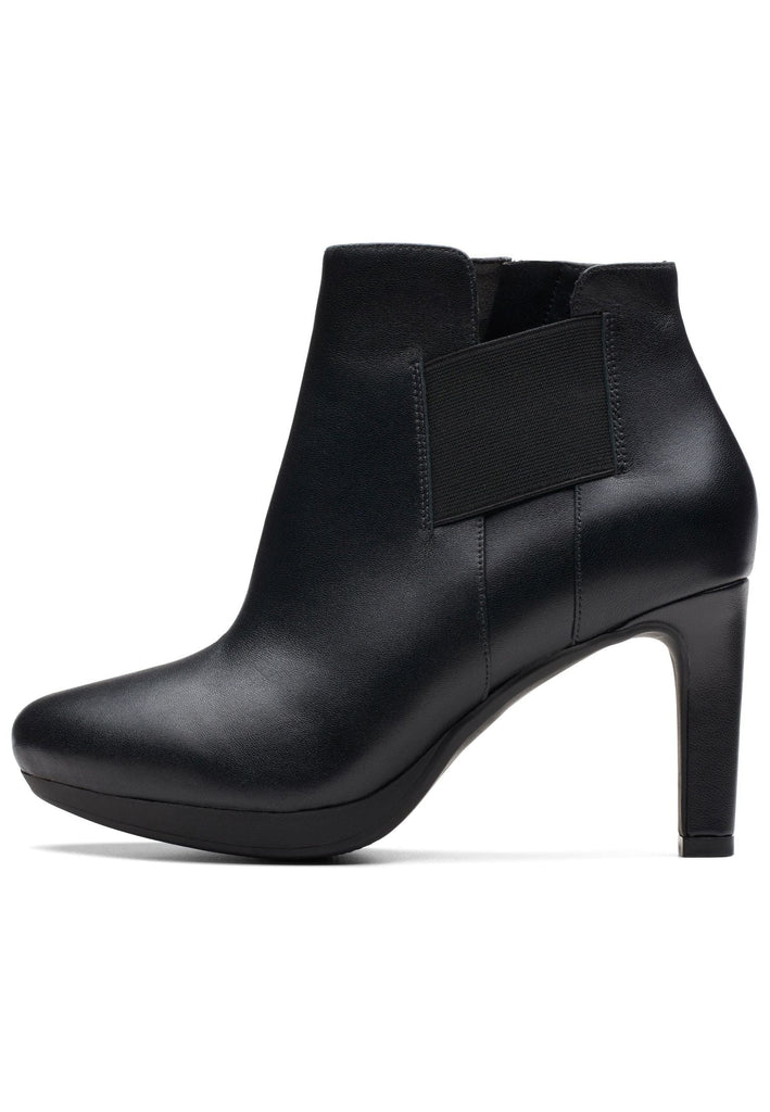Clarks Stiefelette Leder/Textil Black