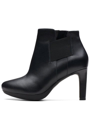 Clarks Stiefelette Leder/Textil Black