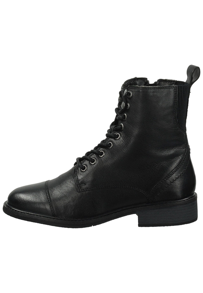 Clarks Stiefelette Leder/Textil Black Warmfutter