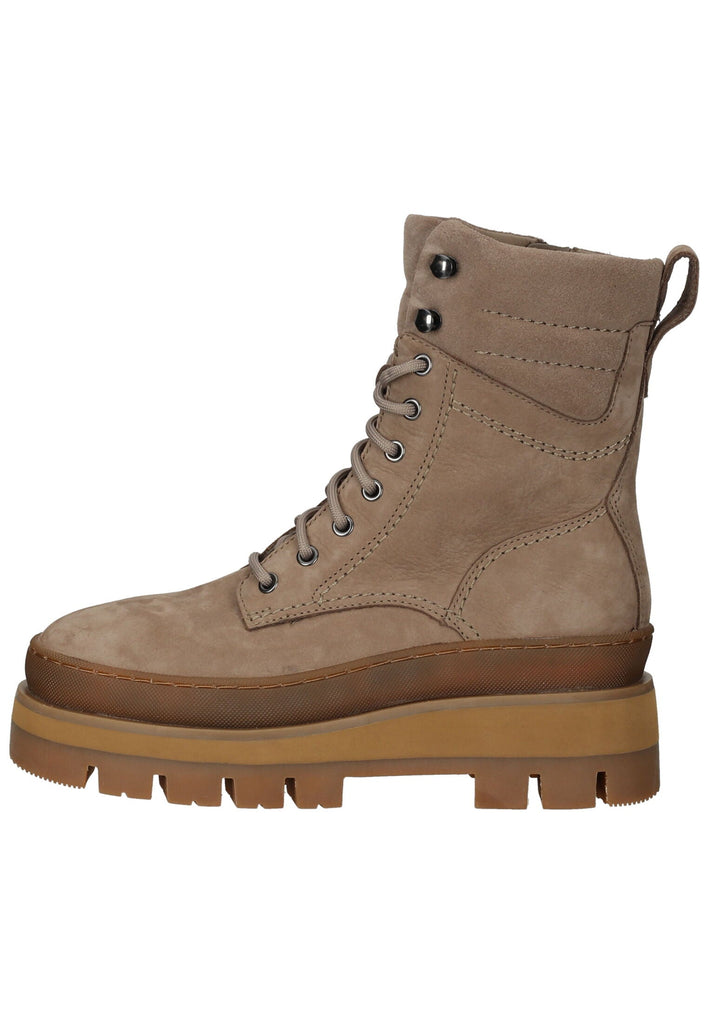 Clarks Stiefelette Leder/Textil Braun