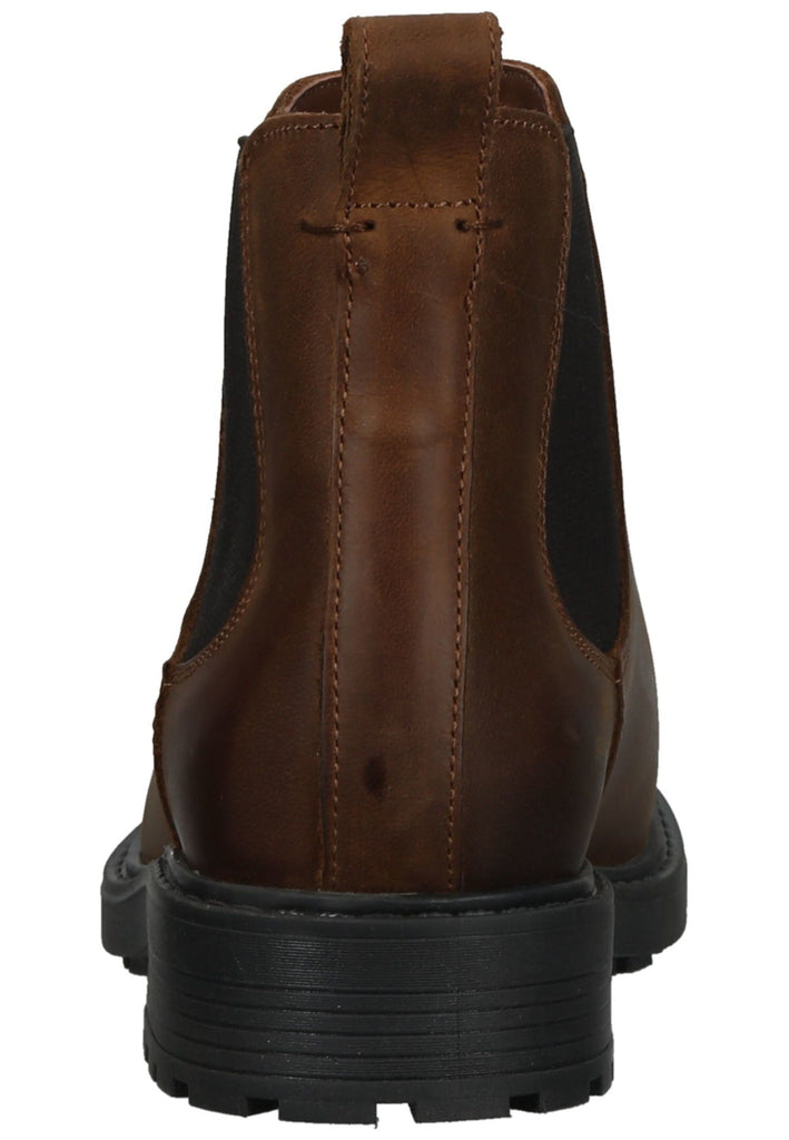 Clarks Stiefelette Leder/Textil Brown