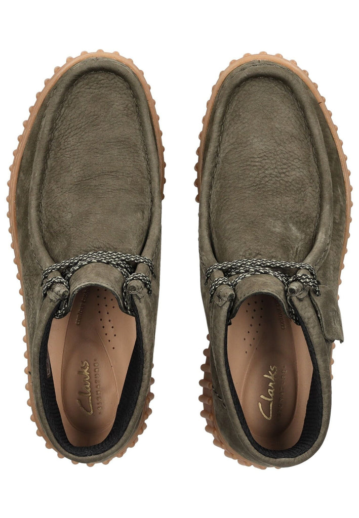 Clarks Stiefelette Nubukleder Dunkelgrün