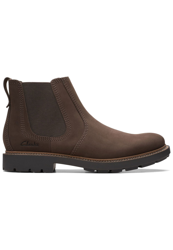 Clarks Stiefelette Nubukleder/Textil Dunkelbraun