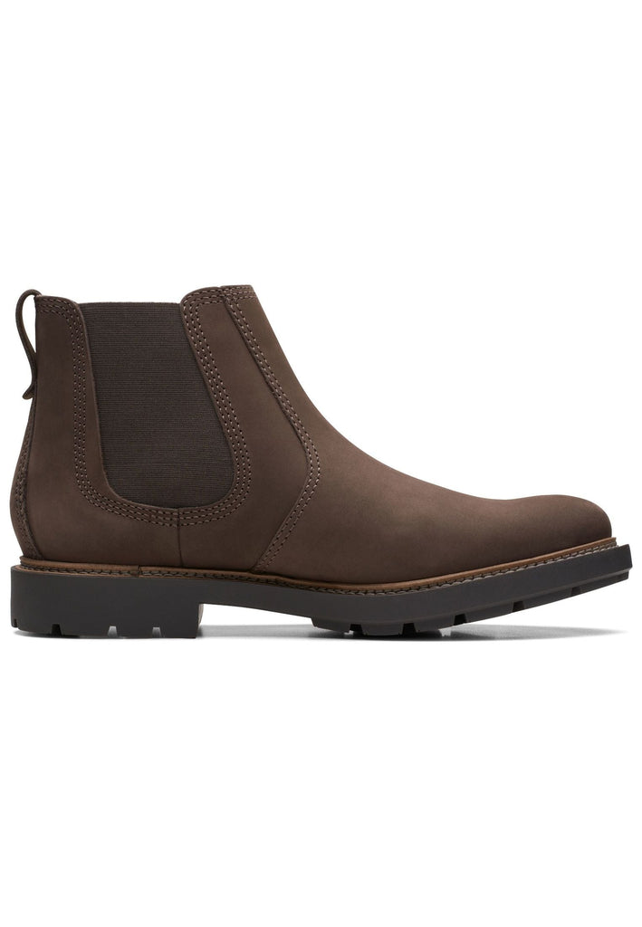 Clarks Stiefelette Nubukleder/Textil Dunkelbraun