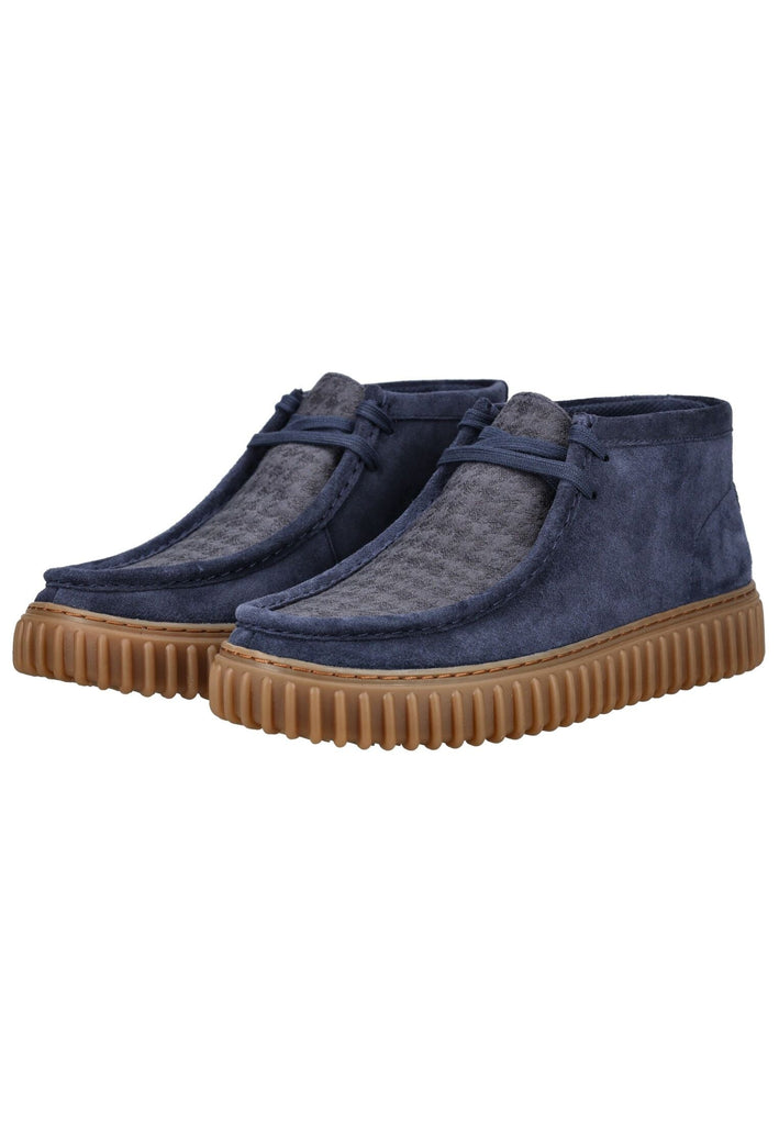 Clarks Stiefelette Textil Navy