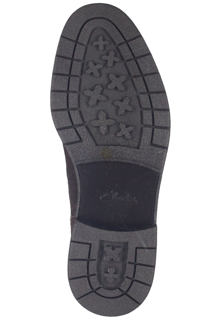 Clarks Stiefelette Veloursleder Braun