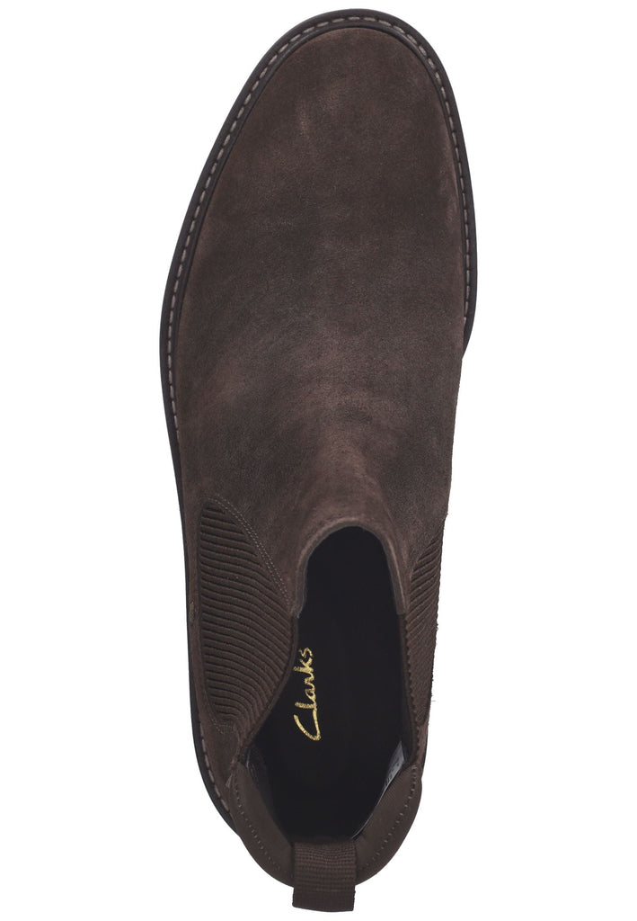 Clarks Stiefelette Veloursleder Braun