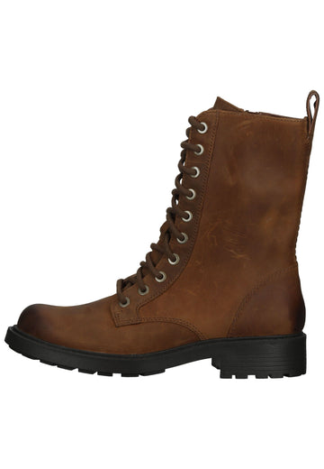 Stiefeletten Clarks Stiefelette Leder Brown
