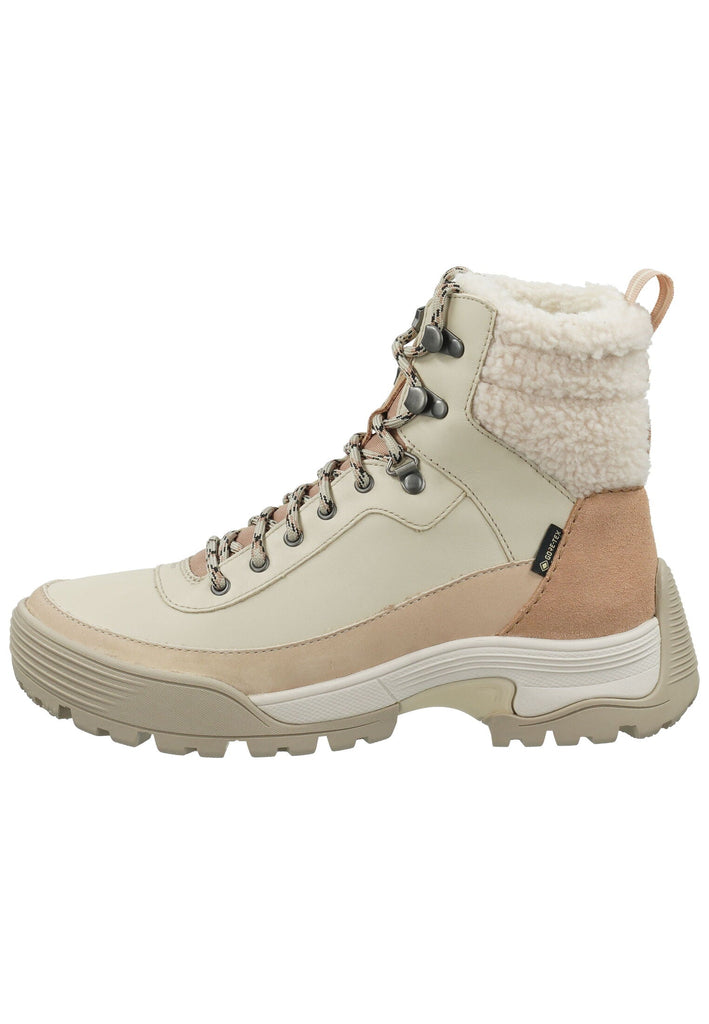 Stiefeletten Clarks Stiefelette Leder Ivory Warmfutter