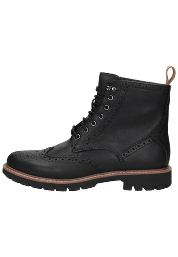 Stiefeletten Clarks Stiefelette Leder Schwarz