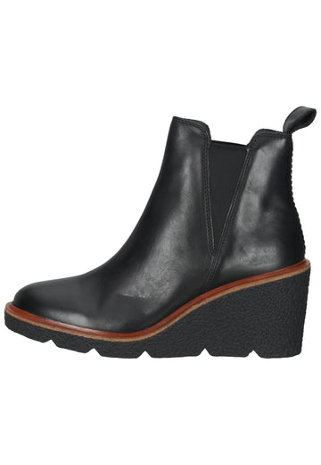 Stiefeletten Clarks Stiefelette Leder Schwarz