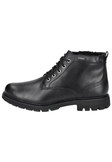 Stiefeletten Clarks Stiefelette Leder Schwarz Warmfutter