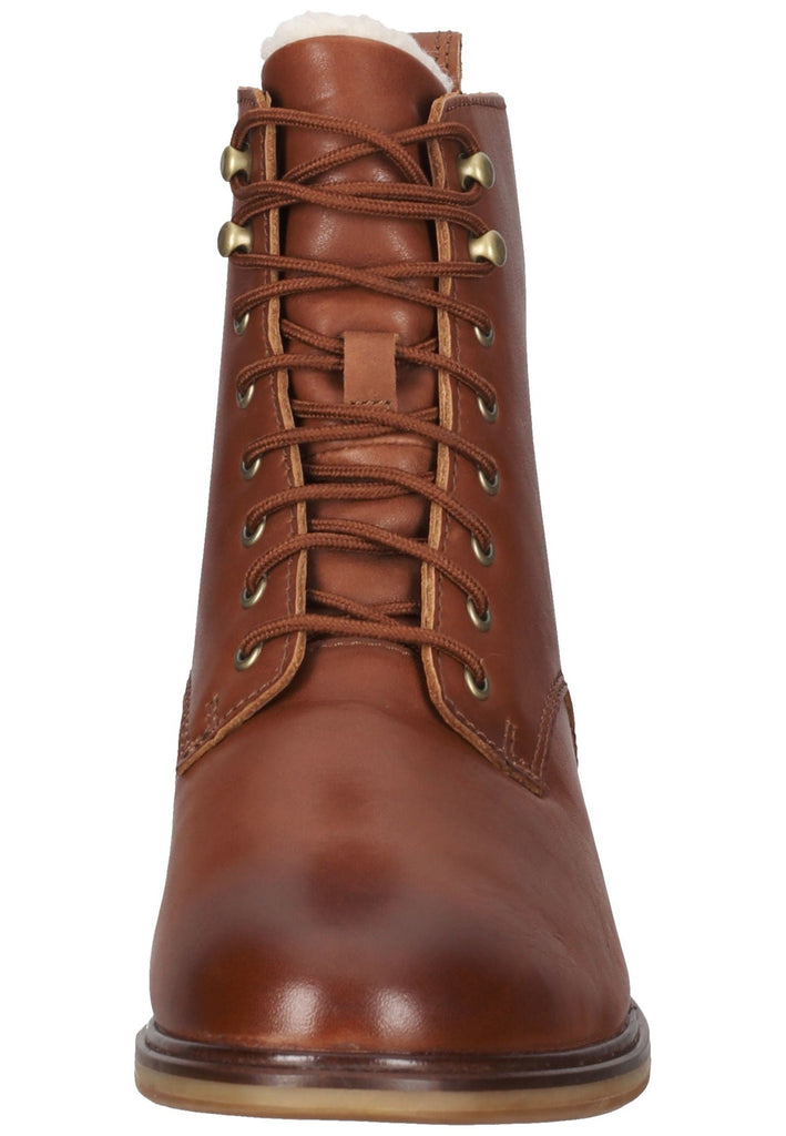 Stiefeletten Clarks Stiefelette Leder Tan Warmfutter