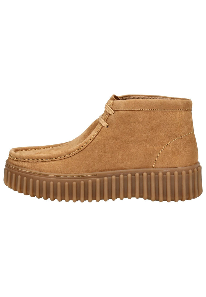 Stiefeletten Clarks Stiefelette Nubukleder Tan