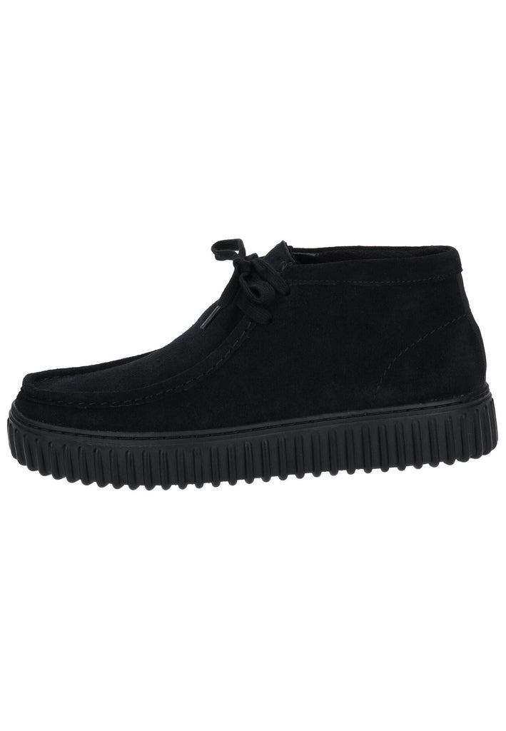 Stiefeletten Clarks Stiefelette Veloursleder Schwarz