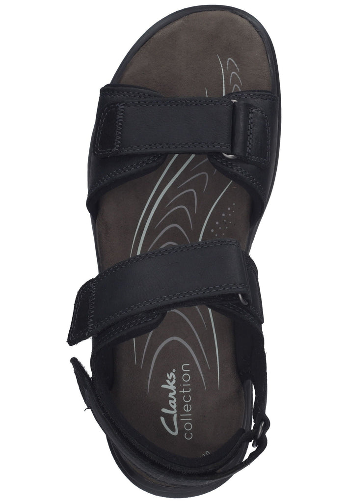 Clarks Wanderschuhe Leder Schwarz