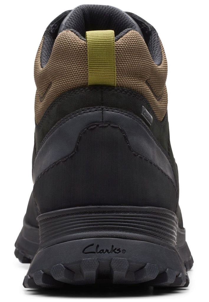 Clarks Wanderschuhe Veloursleder Schwarz