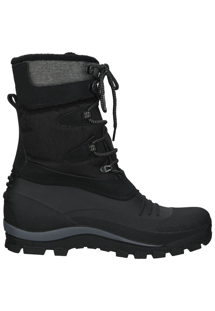 CMP Stiefelette Leder/Textil Schwarz/Grau Warmfutter