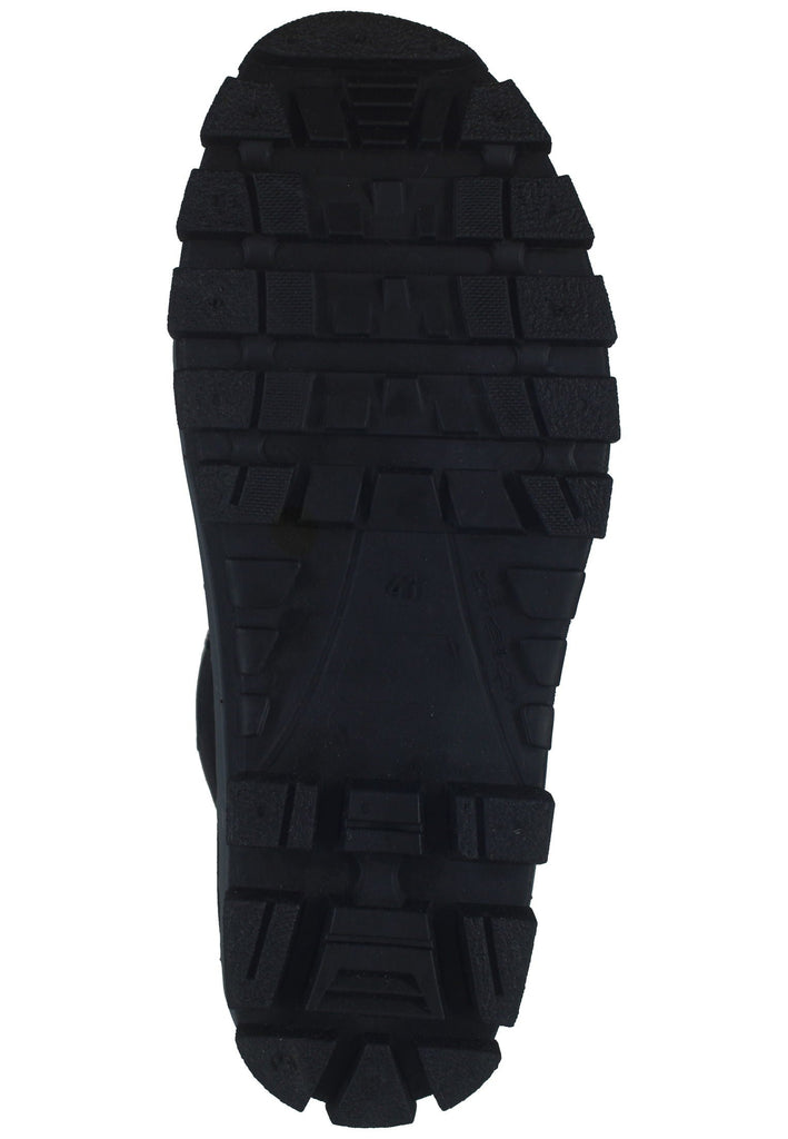 CMP Stiefelette Leder/Textil Schwarz/Grau Warmfutter